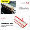 TESIN ABS Car Emergency Light Switch Panel Decoration Cover Trim Stickers for Ford F150 2015 Up Car Interior Accessories