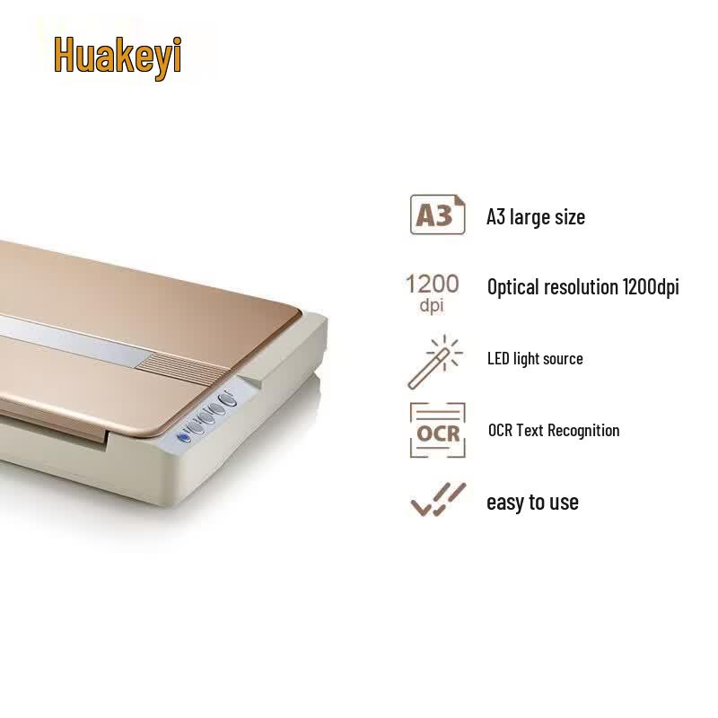 Huakeyi 1680pro A3 Flatbed Document & Photo Scanner CN Plug (adapter Included)