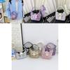 Kids Girl Butterfly Bow Sequin Mini Shoulder Bag With Breathable Pu Material For Daily Use