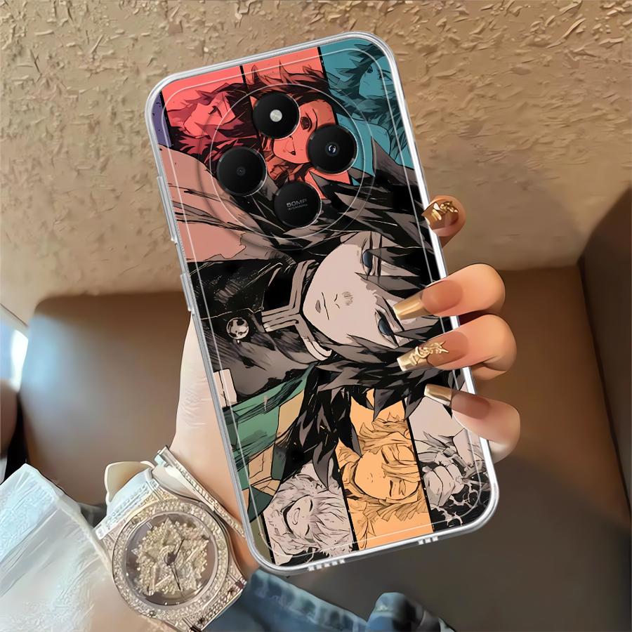 D-Demon S-Slayer Anime Case for Xiaomi Poco X3 NFC X3 Pro Soft Phone Cover