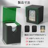 Deck Trading Card Card Game Deck Magnetic Holds 100 Waterproof PU Sleeve Top Loader Vertical Includes 2 Dividers 1 for Duel Masters Case, Case, Box,