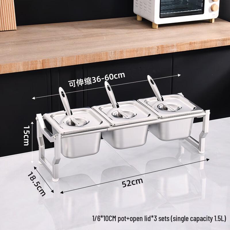 Handon Stainless Steel Food Pan Set with Rack