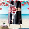 Said El Mala Print Beach Towel, Large Soft Quick Dry Towel for Beach Camping Swimming