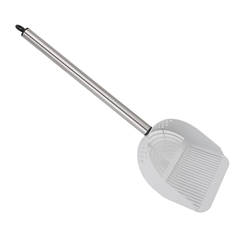Cat Litter Scoop Stainless Steel Handle Half Round Shovel Pet Sand Sifter Poop Scooper for Beaches Pet Cat Litter Boxes