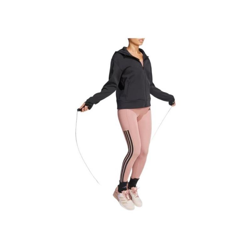 adidas Designed 4 Training Full-Zip Hooded Sweatshirt Black Women JP2654