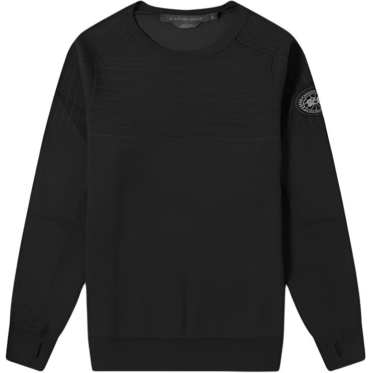 Canada Goose Solid Ribbed Knit Long