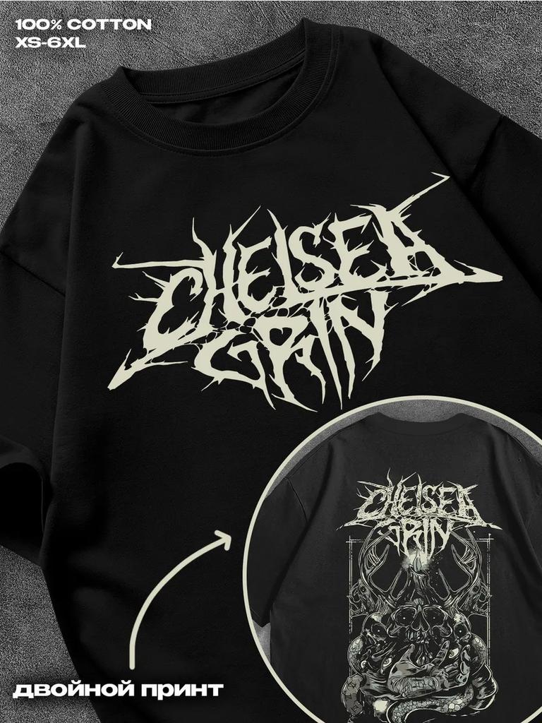 Chelsea Grin Doppelseitiges Band-Print-T-Shirt