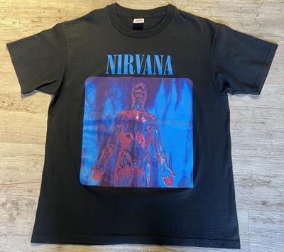 Vintage 1992 Nirvana Sliver T-Shirt DEADSTOCK Grunge T-Shirt Kurt Cobain Größe XL
