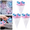 3pcs with Net Bag Pet Hair Remover 4 Rollers Lint Catcher New Laundry Ball Remover Pet Hair