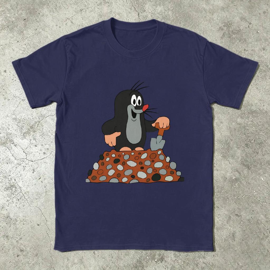 The Little Mole T Shirt Beach Pure Cotton T Shirts For Unisexs Hip Hop Loose Tshirt Short Sleeves Vintage Top Tees