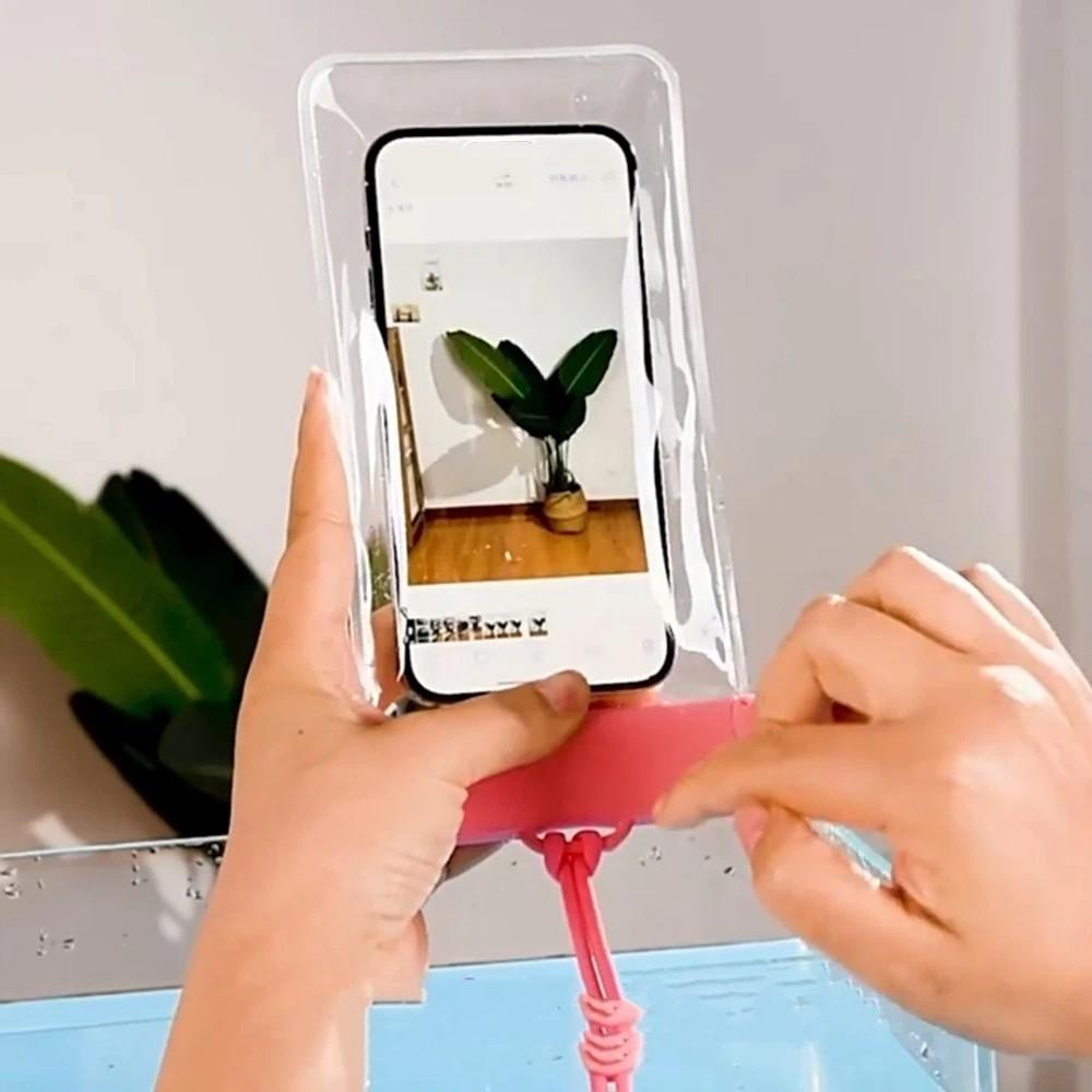 Sealed Phone Protector Pouch Floating Swimming Storage Bag Cute Waterproof Phone Bag  Rafting