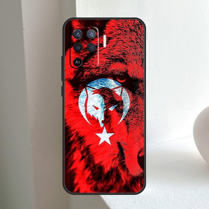 Turkey Turkish Flag For OPPO A80 A60 A40 A5 A6 Pro A15 A17 A57 A16 A76 A96 A18 A38 A58 A78 A98 A54 A74 A94 Case
