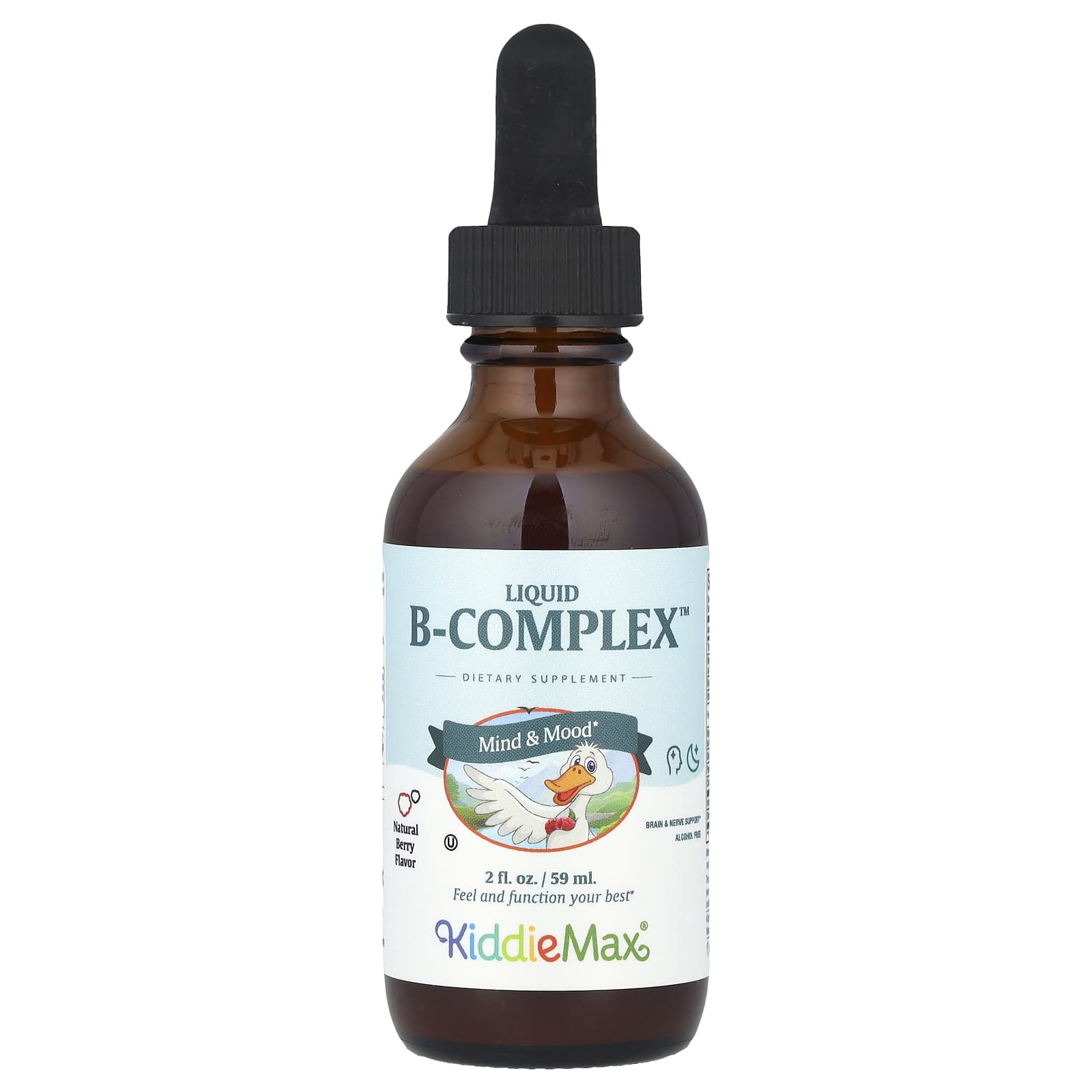

Kiddiemax® Liquid B-Complex™, Natural Berry, 59 Ml (2 Fl Oz)