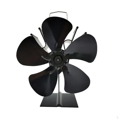 Wood Burning Stove Fan, Energy Saving Quiet Heat Circulation, Multifunctional Heater Powered
