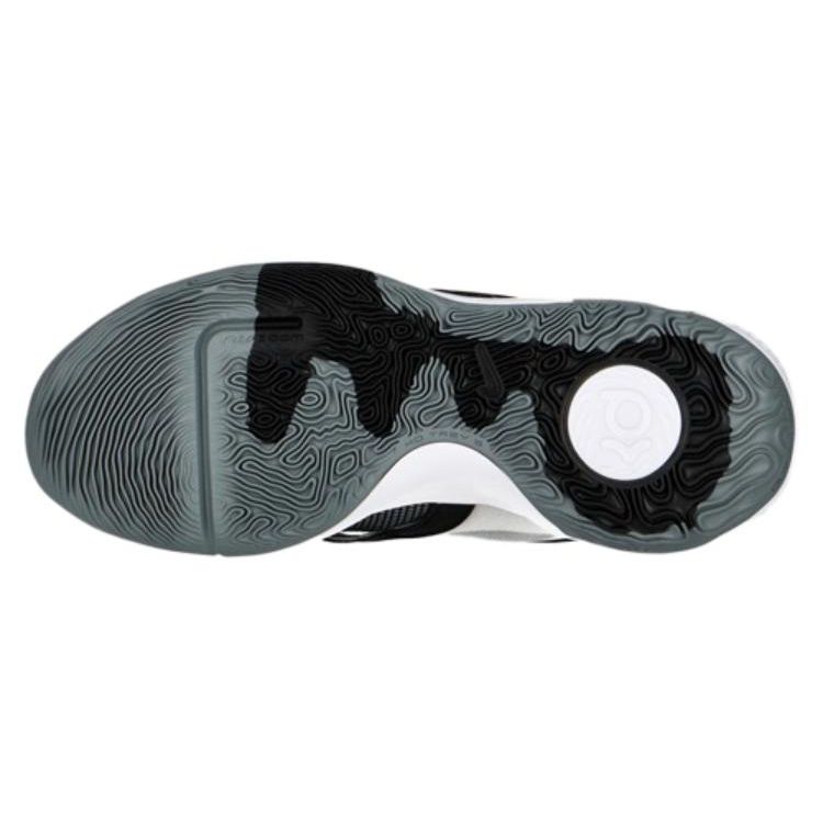 Nike KD Trey 5 X Durant Kulaté špičky Šněrovací Odpružení Středně vysoké Basketbalové boty Pánské tenisky Černé DJ7554-008