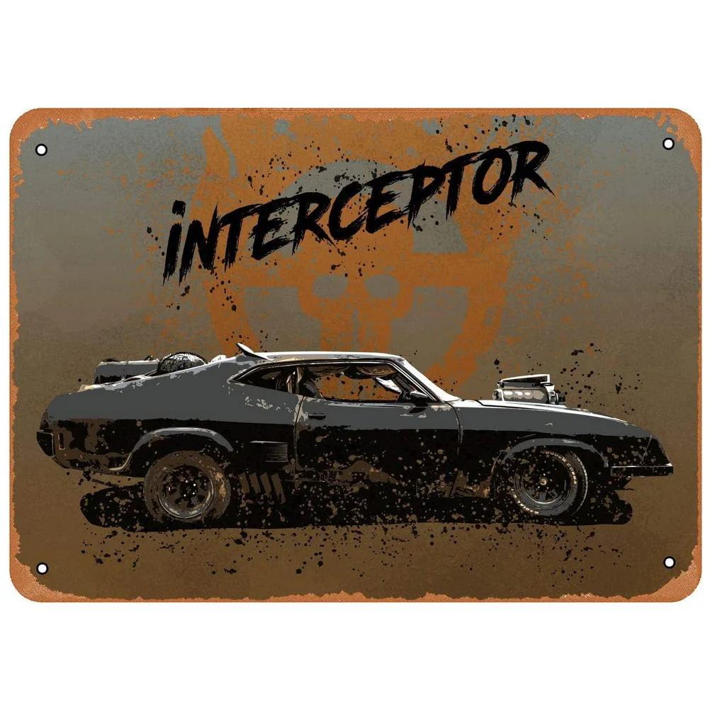 Monaca Grand Prix Car Racing Metal Tin Signs Posters Plate Wall Decor for Bars Game Room Man Cave Cafe Club Retro Posters Plaque