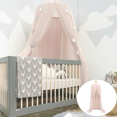 Babybett-Vorhang, rundes Kinderbett-Zelt, aufgehängt, Kuppel, Moskitonetz, Fotografie-Requisiten
