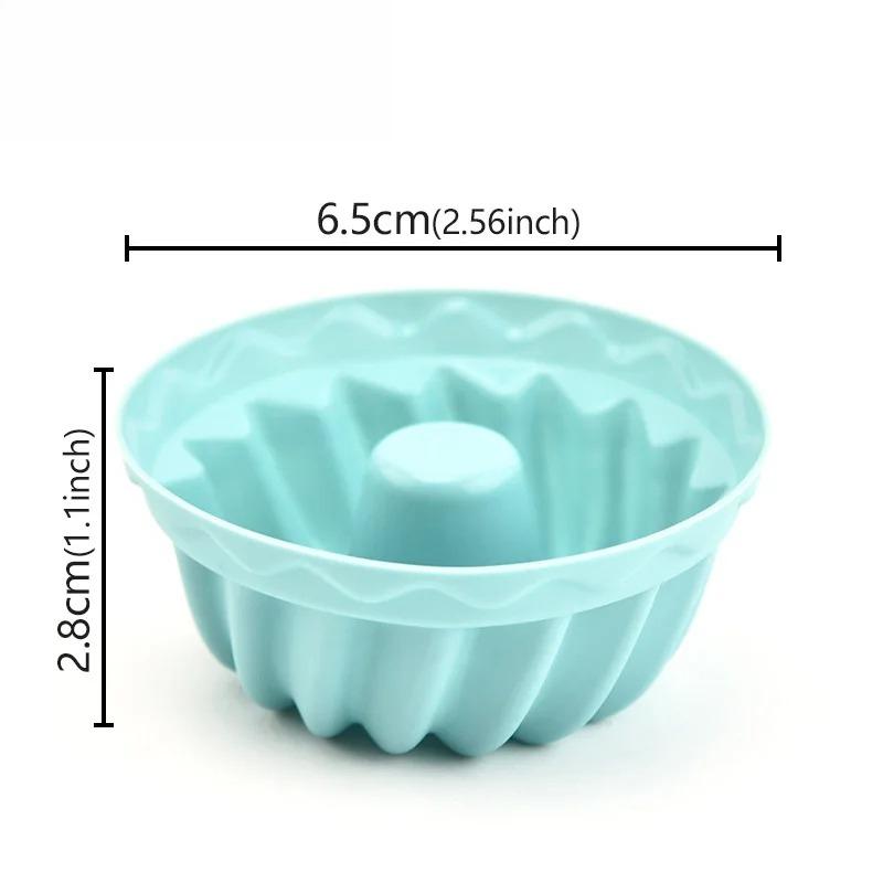 12PCS Silicone Cake Mold Food Grade Baking Cake Baking Mold Kitchen Cooking Bakeware Making Diy Cake Baking Tool For Cakes