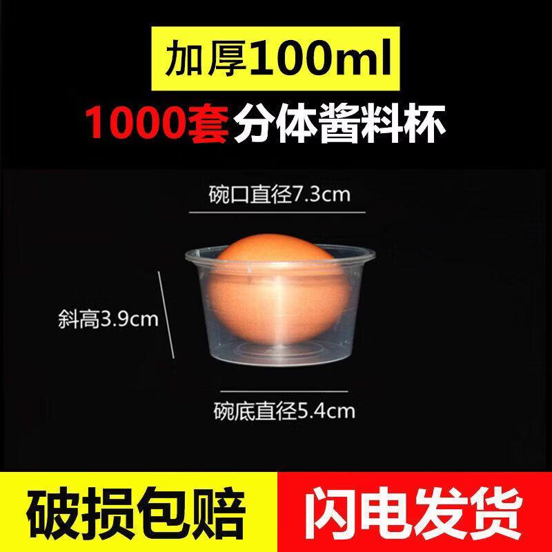 Disposable Plastic Sauce Containers