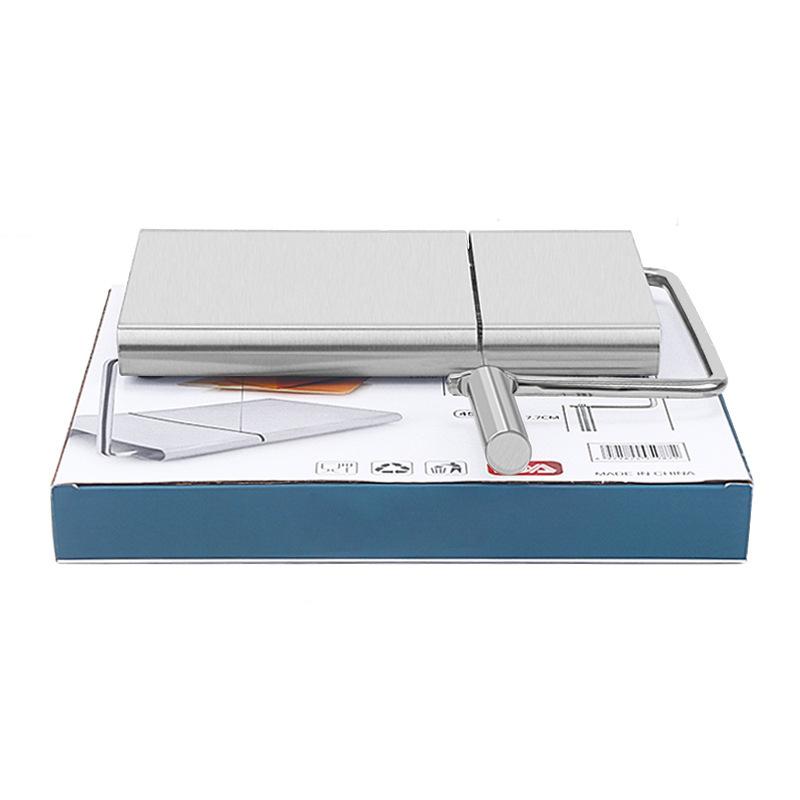 Cheese Slicer Stainless Steel Cheese Slicer with Graduated Sausage Ham Slicer