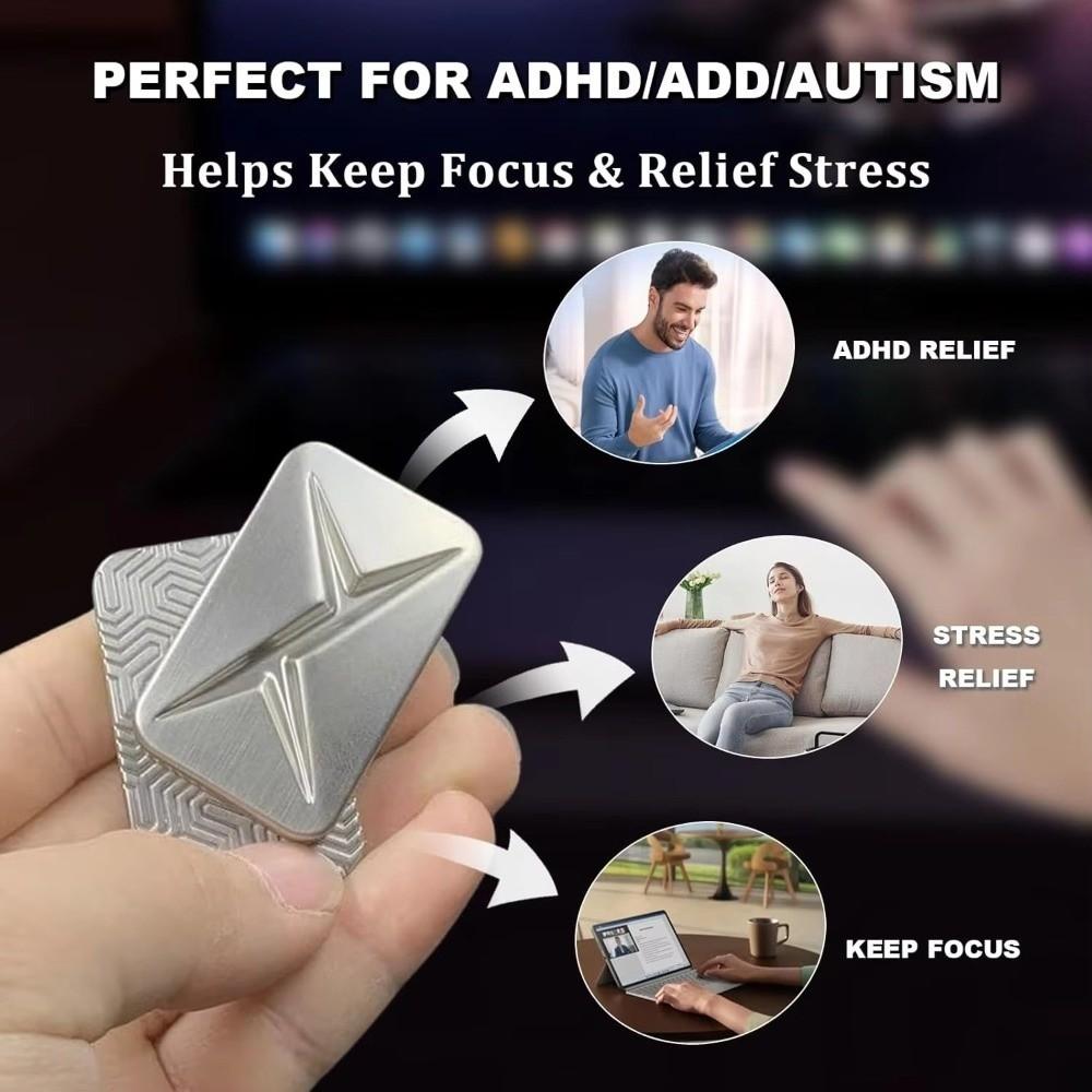 Metal Zinc Zinc Alloy Fidget Toy Magnetic Magnetic Fidget Slider Hot Fingertip Gyroscope  Kids Gifts