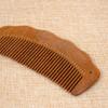 Natural Wooden Hair Comb with Ergonomic Handle - Anti-static Scalp Massage Comb for Daily Hair Grooming & Detangling