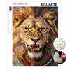 Majestic Lion Pearl Kit 5D DIY Rhinestone Art Craft for Home Desktop Decoration Relaxing Handmade Gift