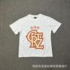 24SS Cross-border European and American Tide Brand Corteiz Alcatraz Star Yellow Letter Printing Short-sleeved T-shirt Men and Women Loose