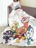 Super Soft Kawaii Baikinman Anpanman Throw Blanket for Bed Couch Camping Custom Quality Bedspread Gift