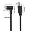 Mini DIN 6pinový kabel 0,5 metru samec pravoúhlý na samec přímý konektor měděné jádro prodlužovací kabel