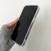 Fashion Silk Pattern Silver Black Irregular Lines Phone Cover Case For iPhone 16 Pro Max 15 14 13