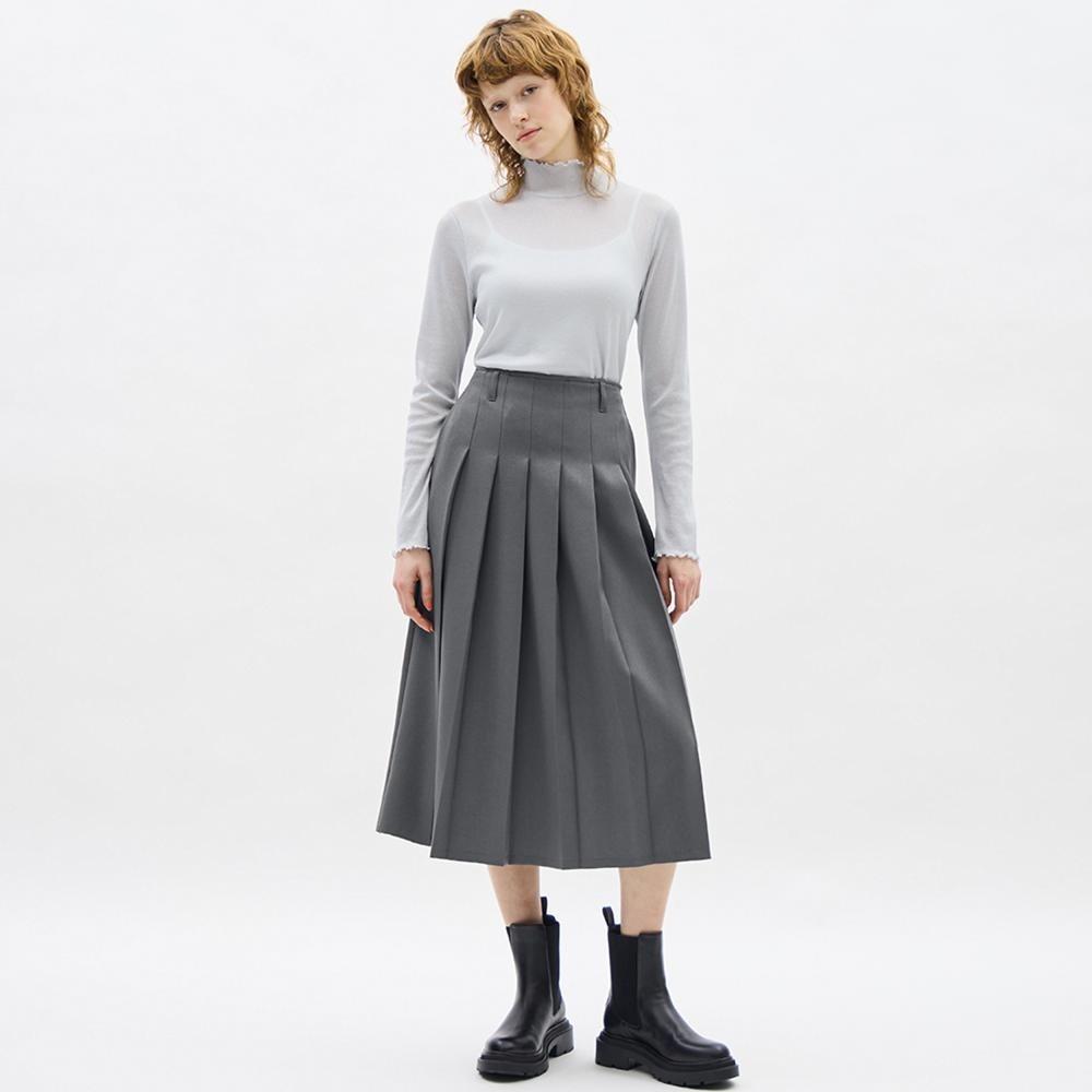 

Плиссированная юбка миди А-силуэта GU by Uniqlo Q