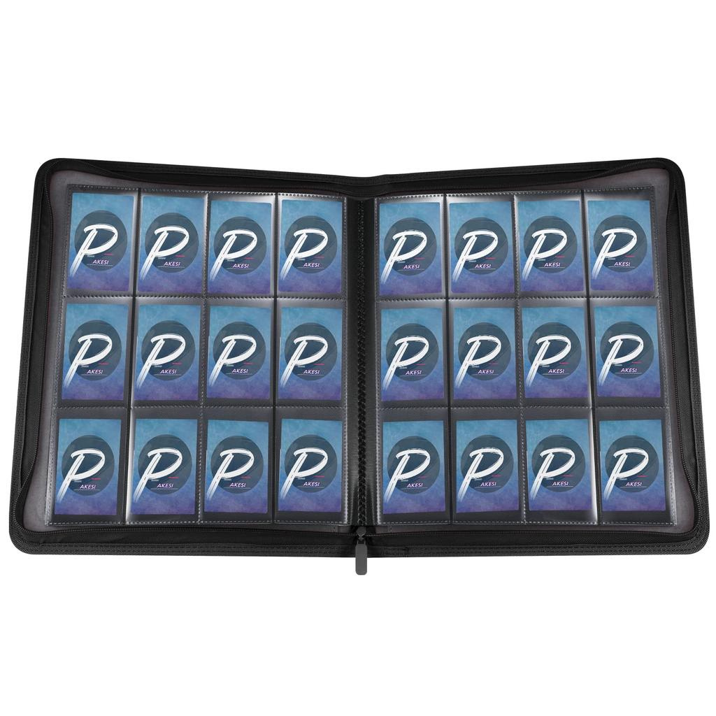 PAKESI Star Card Card 12 Holds 480 Transparent PP Collects Card Sheets and Other Star Card Collection File Texture File, Pockets, Cards, Material,