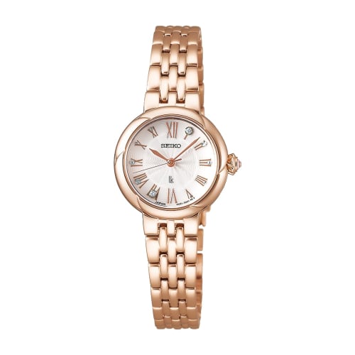 Seiko Watch LUKIA Grow SSWA008 Women's Pink Gold Watch