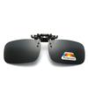 Rimless Flip Up Clip on Sunglasses Men Women Polarized Driving Fishing Cycling Night Vision Glasses Clip on Eyeglasses
