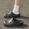 Men's Plus Size Fashion Casual 2-Way Closed Toe Slippers Outdoor Wear High Elastic Thick Sole Beach Shoes