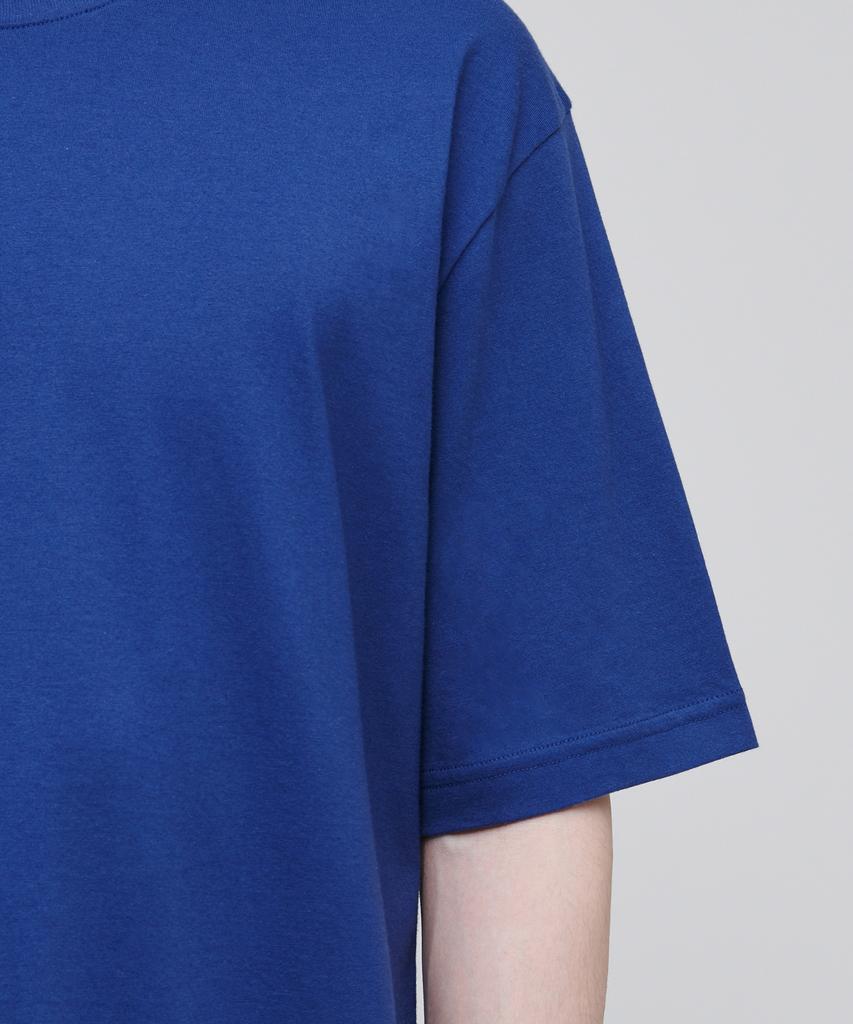 MUSINSA STANDARD [Cooltandard] Relaxed Fit Crew Neck T-Shirt [Blue]