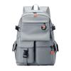 Travel and Sporty Style Men's Large Capacity High End Solid Color Workwear Bag  Junior High School and Senior High School Schoolbag Backpack
