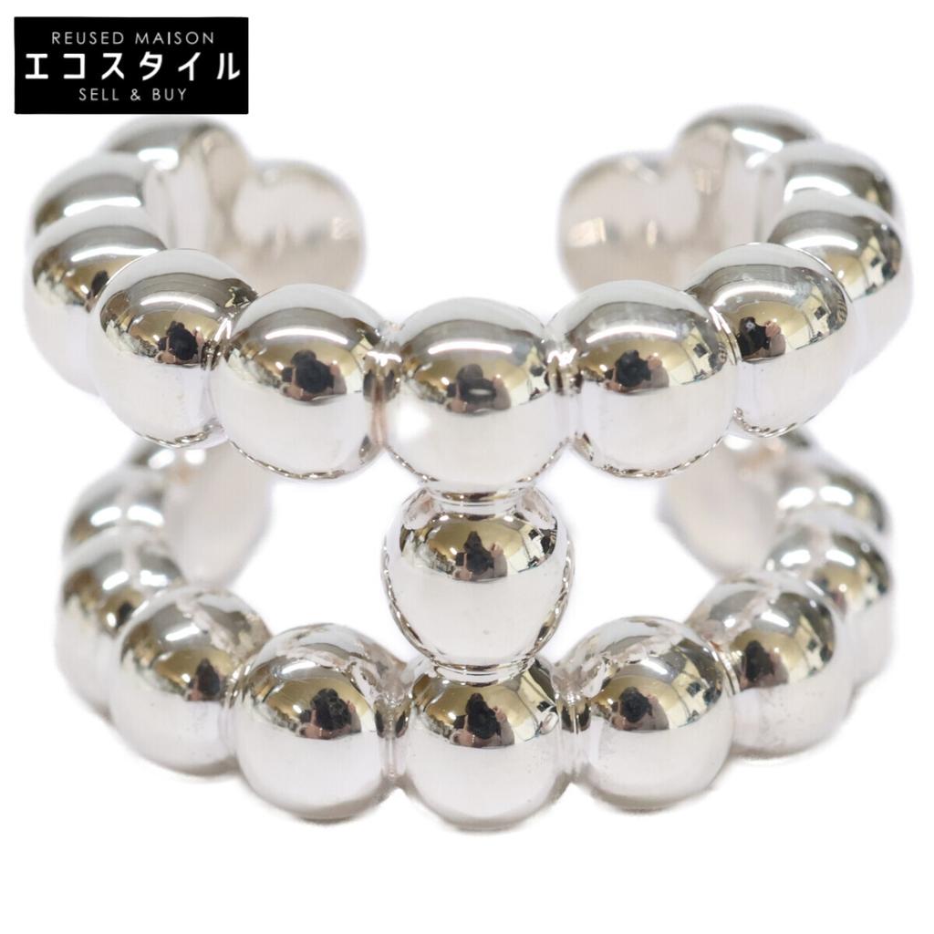 HERMES Ag925 Chaine d'Ancre Parade Ring ring 50 SilverUsed