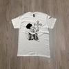 Anime Goth Cross Shirt, Dark Anime Graphic Tee, Gothic Streetwear Shirt, Y2K Emo Anime Tee, Unisex Black White T-Shirt