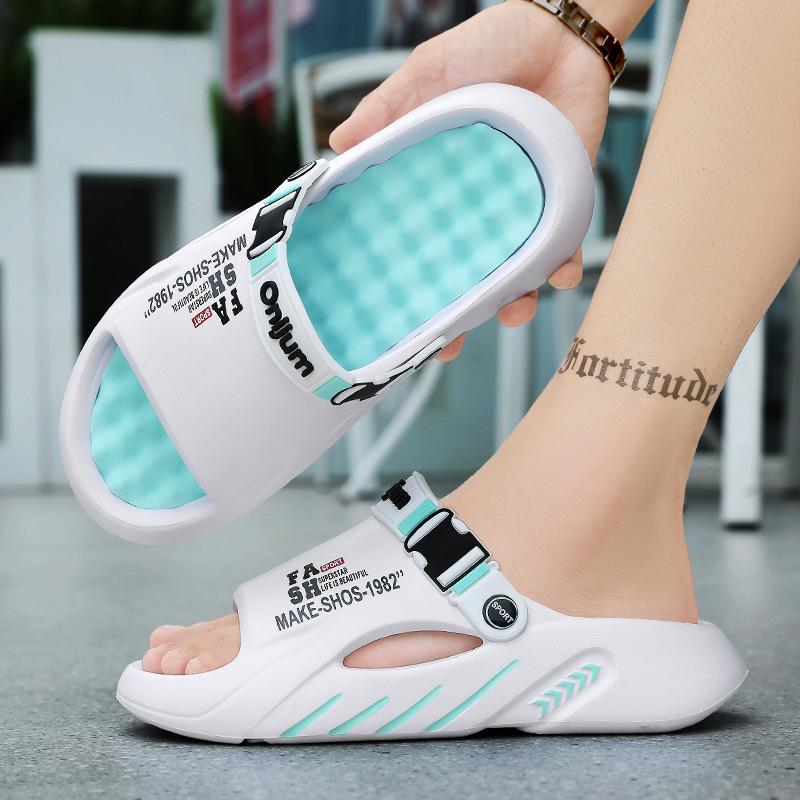 

Пляжная обувь дышащая летом, открытая обувь для улицы, сандалии большого размера, двойного назначения, противоскользящая, для отдыха и путешествий, тайские сандалии. 47