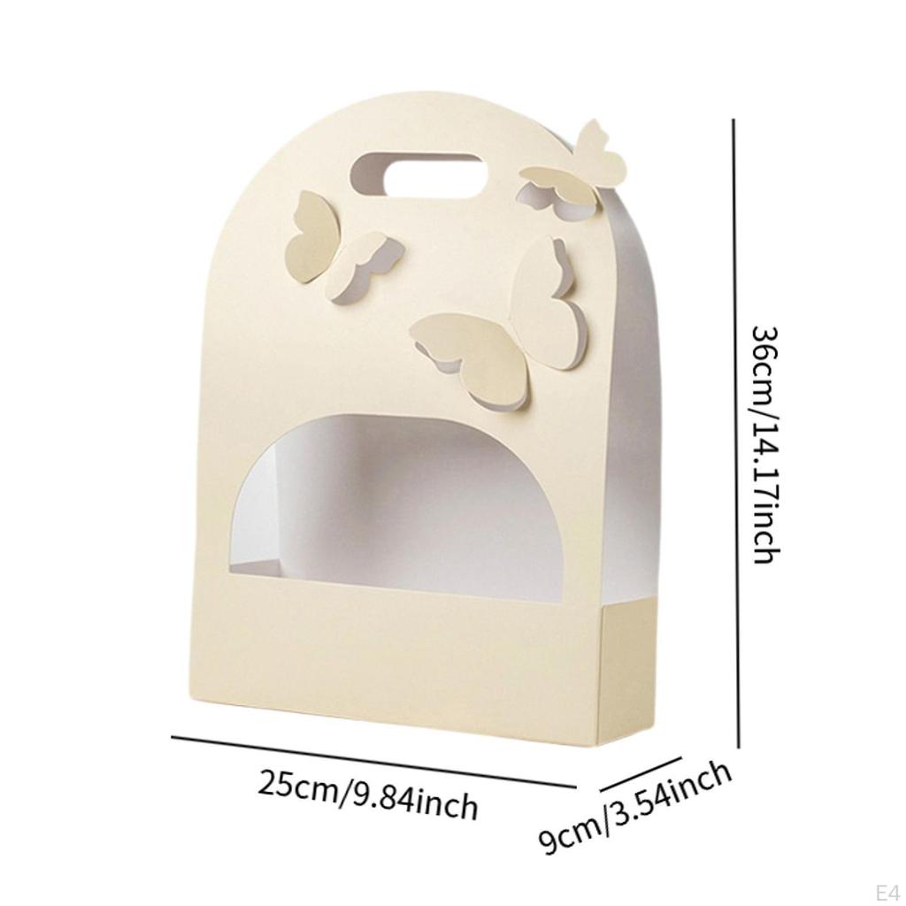 10 Pieces 3D Butterfly Flower Box Paper Versatile Gift Wrap for Graduation