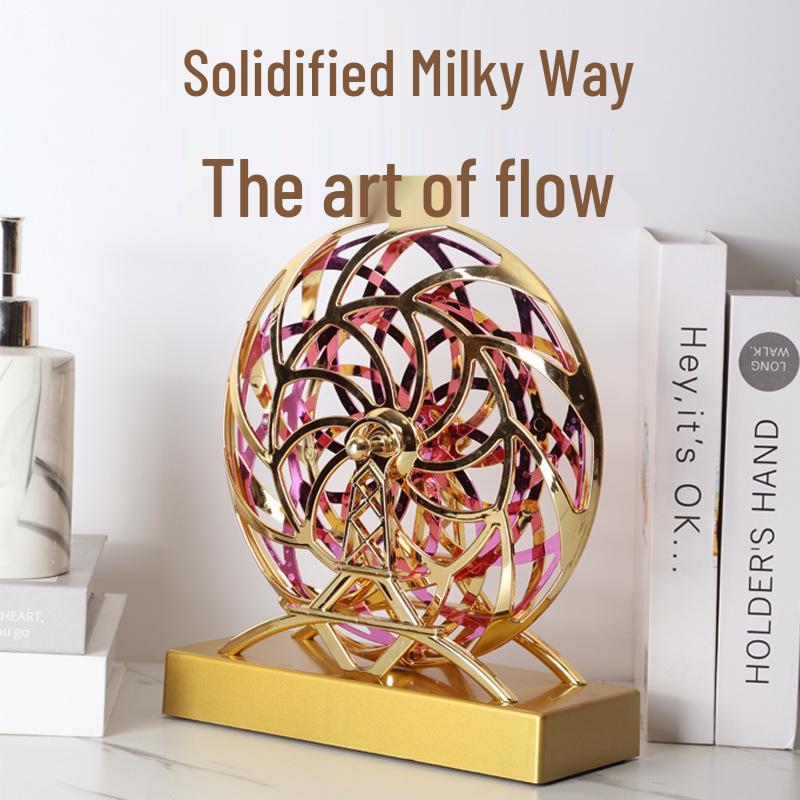 Celestial Chaotic Ornament: Perpetual Motion Levitating Swing for Home Decor