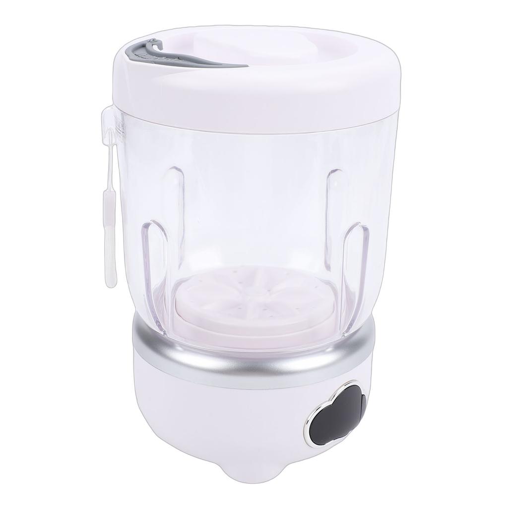 Underwear Washing Machine White Color 3 Modes Foldable 1.6L Portable Cordless Underwear Washer