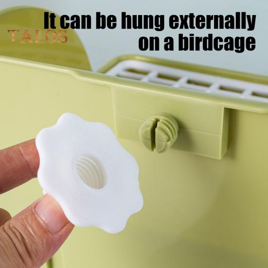 Automatic Birds Bathtub with Pump Large Parrot Shower Fountain Parakeet Bath Tub Faucet for Pet Birds Cockatiel Conure Budgie Lovebird