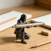 3D Printed Batman Pen Holder, PLA Desk Organizer for Pencils Markers, Superhero Decor for Office Home, Unique Gift for Comic & Movie Fans