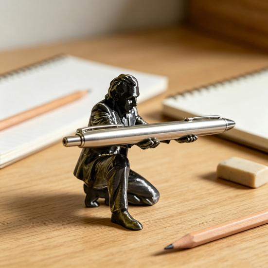3D Printed Batman Pen Holder, PLA Desk Organizer for Pencils Markers, Superhero Decor for Office Home, Unique Gift for Comic & Movie Fans