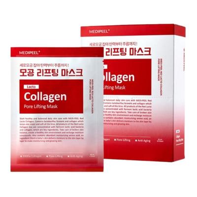 MEDIPEEL Red Lacto Collagen Porenlifting-Maske (30ml*10ea)