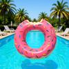 Children's Cartoon PVC Donut Swim Ring Lifebuoy for Water Parks