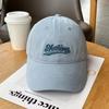 Cotton Y2K Sun Hat Sun Protection Peaked Cap Retro Embroidery Letter Baseball Cap  Girls